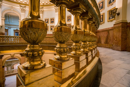 Denver, MAY 8: Interior view of the historical Colorado State Capitol on MAY 8, 2017 at Denver,...