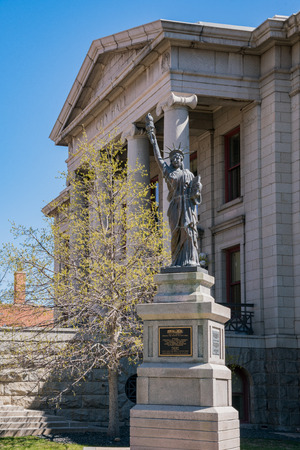 Colorado Springs, MAY 4: Exterior view of the  city Hall on MAY 4, 2017 at Colorado Springs, Coloradoのeditorial素材