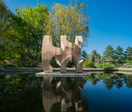 Denver, MAY 5: The beautiful Denver Botanic Gardens on MAY 5, 2017 at Denver, Coloradoのeditorial素材