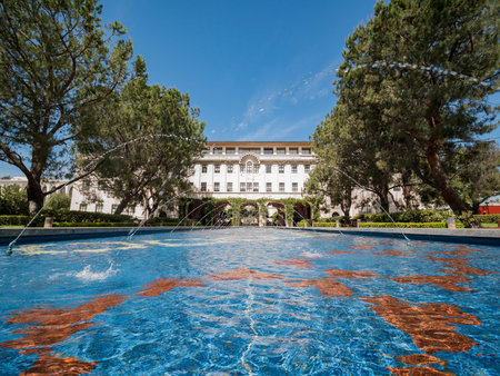 Los Angeles, JUL 21: Exterior view of the Beckman Institute in Caltech on JUL 21, 2018 at Los...
