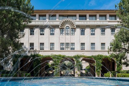 Los Angeles, JUL 21: Exterior view of the Beckman Institute in Caltech on JUL 21, 2018 at Los...