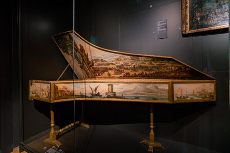 Amsterdam, JUL 22: Interior view of the Rijksmuseum museum on JUL 22, 2017 at Amsterdam, Netherlands
