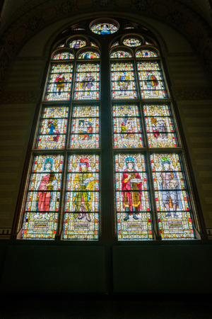 Amsterdam, JUL 22: Interior view of the Rijksmuseum museum on JUL 22, 2017 at Amsterdam, Netherlandsのeditorial素材