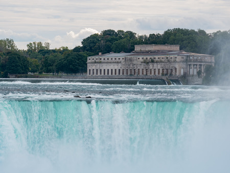 Former Toronto Power Generating Station and the beautiful Horeshoe Fall at Canadaのeditorial素材