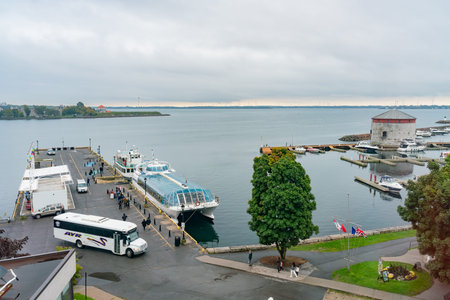 Kingston, OCT 5: Shoal Tower by the harbor on OCT 5, 2018 at Kingston, Canada