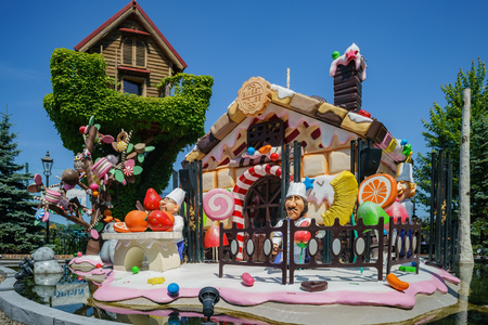 Hokkaido, AUG 6: Exterior view of the famous Shiroi Koibito Park on Aug 6, 2017 at Hokkaido, Japanのeditorial素材