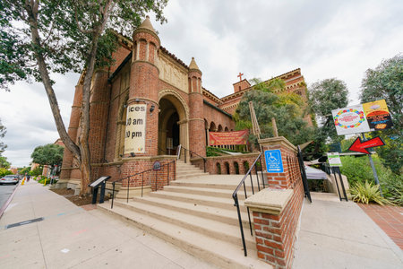 Los Angeles, APR 4: United University Church of USC on APR 4, 2019 at Los Angeles, California
