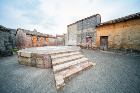 Zhaoqing, DEC 30: Walking in the Bagua Village of Licha Cun on DEC 30, 2018 at Zhaoqing, Chinaのeditorial素材