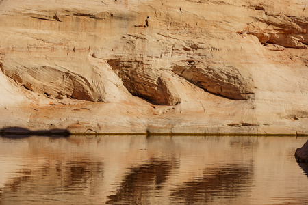 The famous Antelope Canyon  at Page, Arizonaの写真素材