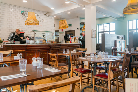 Dublin, OCT 28: Interior view of the famous Avoca restaurant on OCT 28, 2018 at Dublin, Irelandのeditorial素材