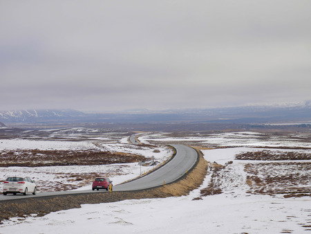 Ireland, APR 4: Driving in a rural road on APR 4, 2018 at Irelandのeditorial素材