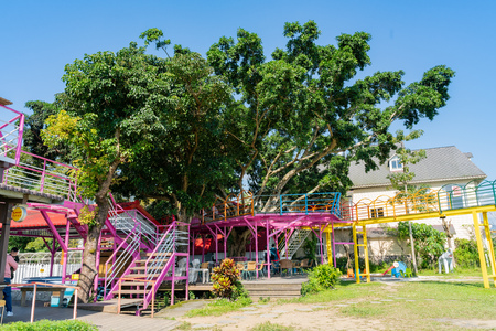 Yilan, JAN 5: Interesting facility of a cafe on JAV 5, 2019 at Yilan, Taiwanのeditorial素材