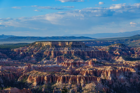 Beautiful sunset view of the Bryce Canyon National Park at Bryce Point, Utah