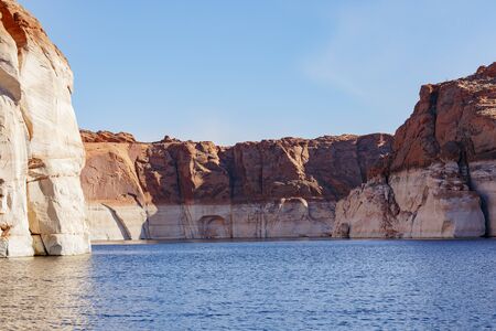 The famous Antelope Canyon at Page, Arizonaの写真素材