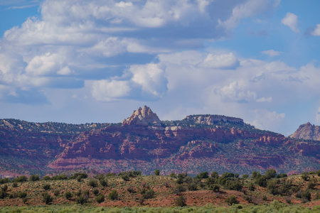 Beautiful rural landscape around Page at Arizona