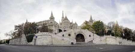 Budapest, NOV 9: Exterior view of the Fisherman's Bastion on NOV 9, 2018 at Budapest, Hungaryのeditorial素材