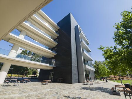 Los Angeles, JUL 14: Exterior view of the USC Stem Cell building on JUL 14, 2019 at Los Angeles, Californiaのeditorial素材