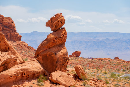 landscape around Valley of Fire State Park at Nevada