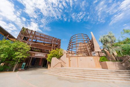 Las Vegas, SEP 7: Sunny view of the NV Energy Foundation, Sustainability Gallery in Springs Preserve on SEP 7, 2019 at Las Vegas, Nevadaのeditorial素材