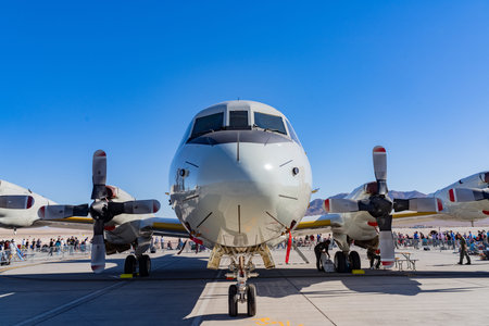 Las Vegas, NOV 17:  USAF Air show at Nellis Air Force Base on NOV 17, 2019 at Las Vegas, Nevada