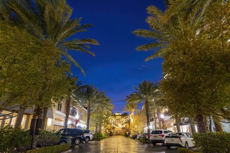 Las Vegas, DEC 2: Christmas lights, decoration of The District at Green Valley Ranch on DEC 2, 2019 at Las Vegas, Hendersonのeditorial素材
