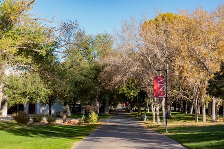 Las Vegas, NOV 19:  Beautiful landscape of the UNLV on NOV 19, 2019 at Las Vegas, Nevadaのeditorial素材