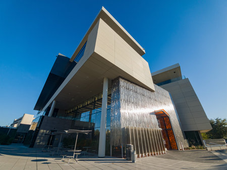 Las Vegas, NOV 19: Beautiful landscape of the UNLV on NOV 19, 2019 at Las Vegas, Nevada
