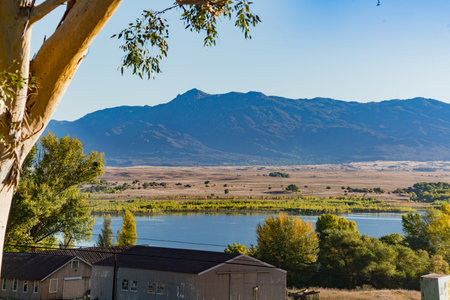 Beautiful landscape of Lake Henshaw at California