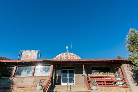 Accommodation near Lake Henshaw at San Diego County, Californiaのeditorial素材