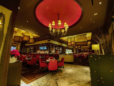 Las Vegas, DEC 17:  Interior view of The Wynn Casino on DEC 17, 2019 at Las Vegas, Nevadaのeditorial素材