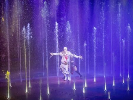 Macau, DEC 25: The House of Dancing Water performance in The City of Dreams on DEC 25, 2013 at Macau, Chinaのeditorial素材