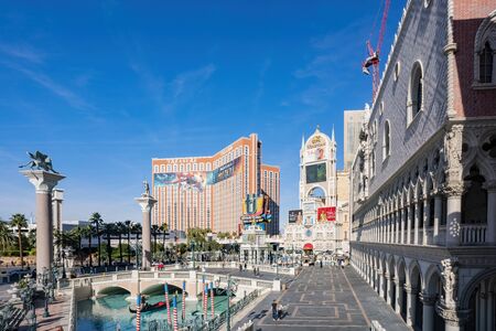 Las Vegas, DEC 17:  Exterior view of the Venetian on DEC 17, 2019 at Las Vegas, Nevadaのeditorial素材