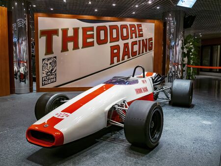 Macau, DEC 24: Interior view of the Grand Prix Museum on DEC 24, 2019 at Macau, Chinaのeditorial素材