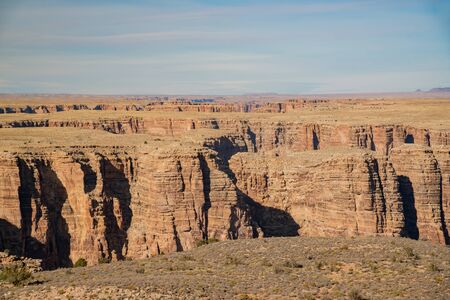 Nature canyon landscape of the Little Colorado River Gorge Overlook at Arizonaの写真素材