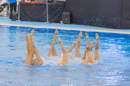 Taipei, OCT 25: China Diver performance on OCT 25, 2013 at Taipei, Taiwanのeditorial素材