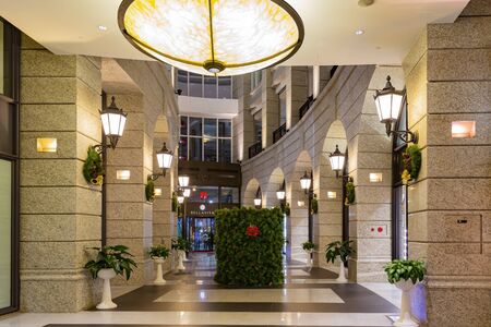 Taipei, DEC 4: Interior view of the christmas decoration of Bellavita on DEC 4, 2013 at Taipei, Taiwanのeditorial素材