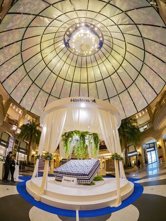 Taipei, DEC 4: Interior view of the christmas decoration of Bellavita on DEC 4, 2013 at Taipei, Taiwanのeditorial素材