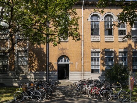 Morning view of the famous National Taiwan University's campus at Taipei, Taiwanのeditorial素材