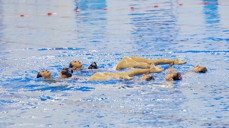 Taipei, OCT 25: China Diver performance on OCT 25, 2013 at Taipei, Taiwanのeditorial素材