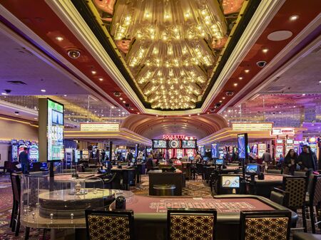 Las Vegas, DEC 28: Interior view of the famous MGM Grand on DEC 28, 2019 at Las Vegas, Nevadaのeditorial素材