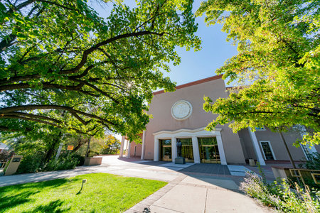 Exterior view of the New Mexico State Capitol at New Mexico