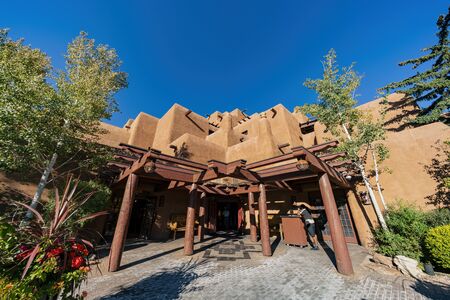 Santa Fe, OCT 6: Exterior view of the Inn & Spa at Loretto on OCT 6, 2019 at Santa Fe, New Mexicoのeditorial素材