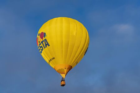 Albquerque, OCT 4: Morning view of the famous Albuquerque International Balloon Fiesta event on OCT 4, 2019 at Albquerque, New Mexicoのeditorial素材