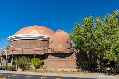 Albquerque, OCT 5: Exterior view of the New Mexico Museum of Natural History and Science on OCT 5, 2019 at Albquerque, New Mexico