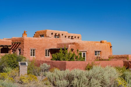 Beautiful Painted Desert Inn of Petrified Forest National Park at Arizonaのeditorial素材