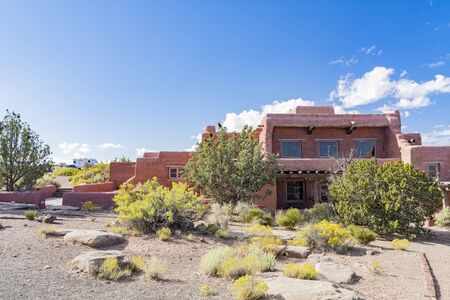 Beautiful Painted Desert Inn of Petrified Forest National Park at Arizonaのeditorial素材