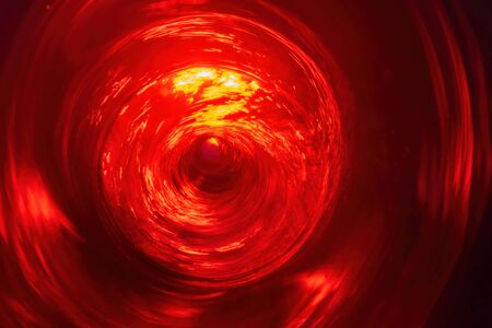 Close up shot of red water vortex at Nevadaの写真素材