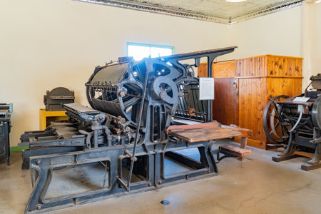 Henderson, JAN 7: Interior view of the Print Shop, Clark County Museum on JAN 7, 2020, at Henderson,...