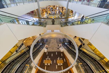 Las Vegas, Jan 10: Interior view of the Fashion Show shopping mall on JAN 10, 2020 at Las Vegas, Nevadaのeditorial素材