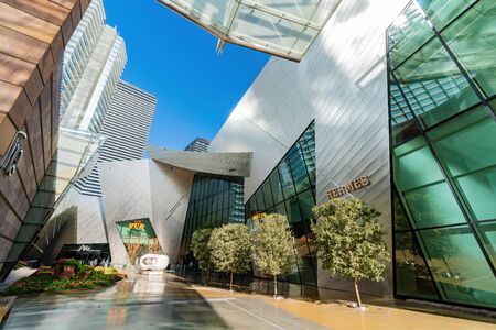 Las Vegas, Jan 11: Exterior view of the Aria Resort on JAN 11, 2020 at Las Vegas, Nevadaのeditorial素材